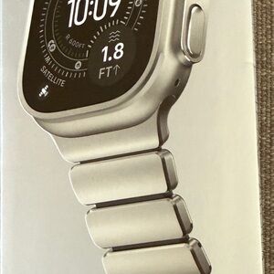 Nomad Stratos Band Apple Watch Ultra - Silver Titanium
